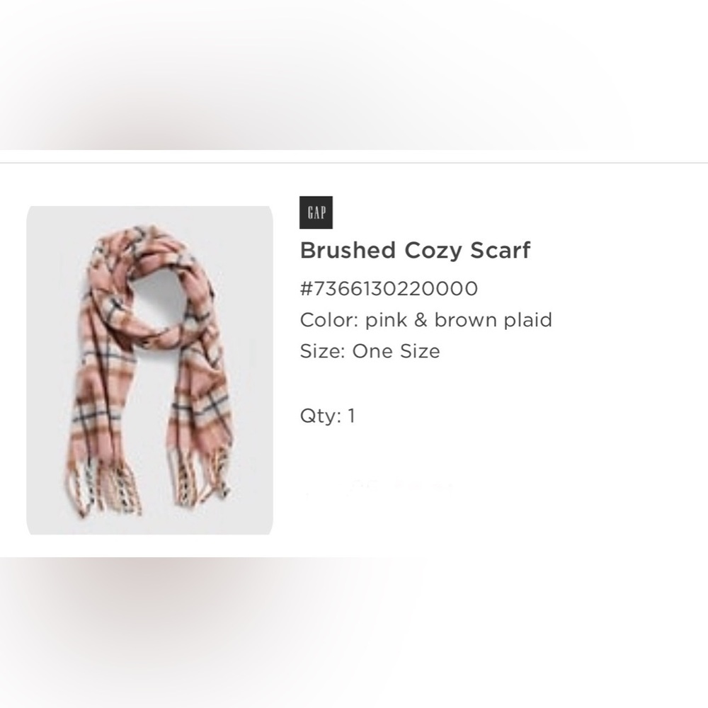 NWT Gap Brush Cozy Scarf